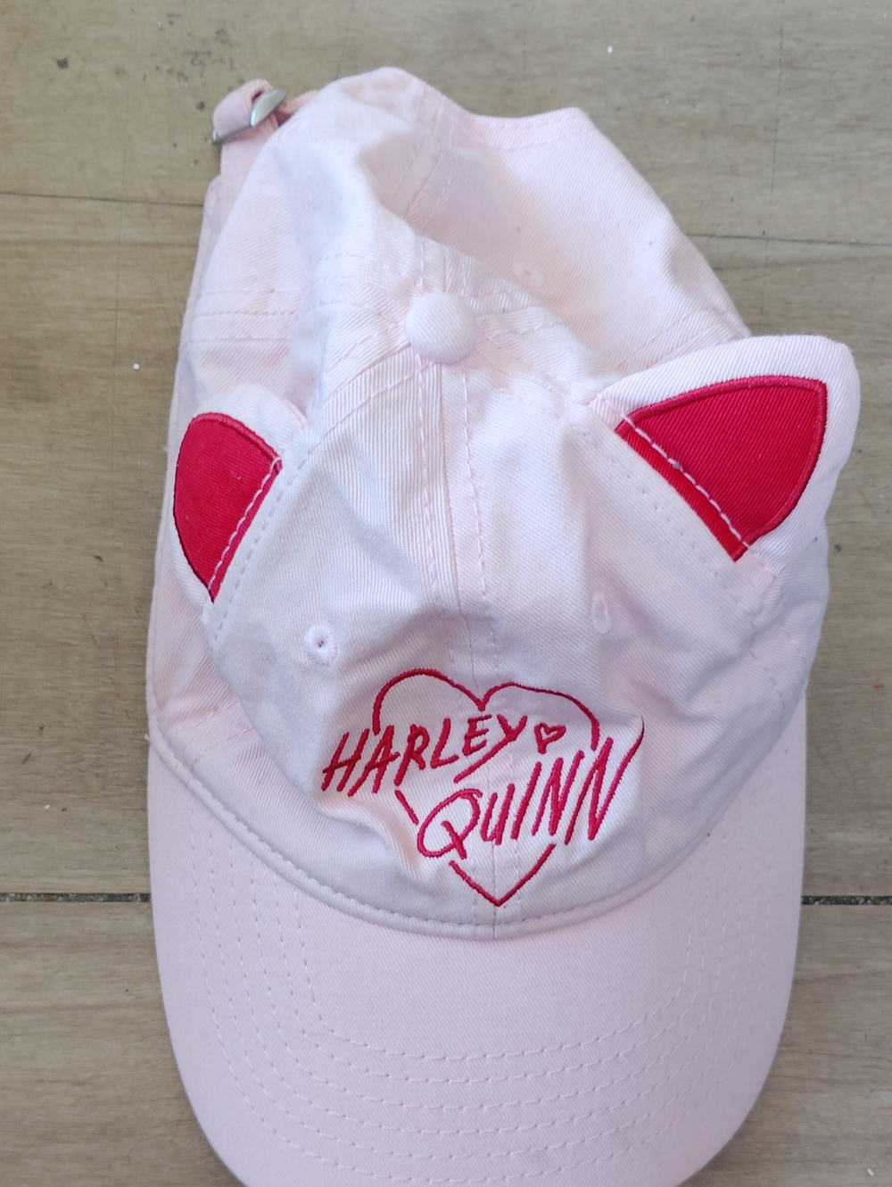Harley Quinn Birds Of Prey Dc  Pink Cat Ear Baseball Cap